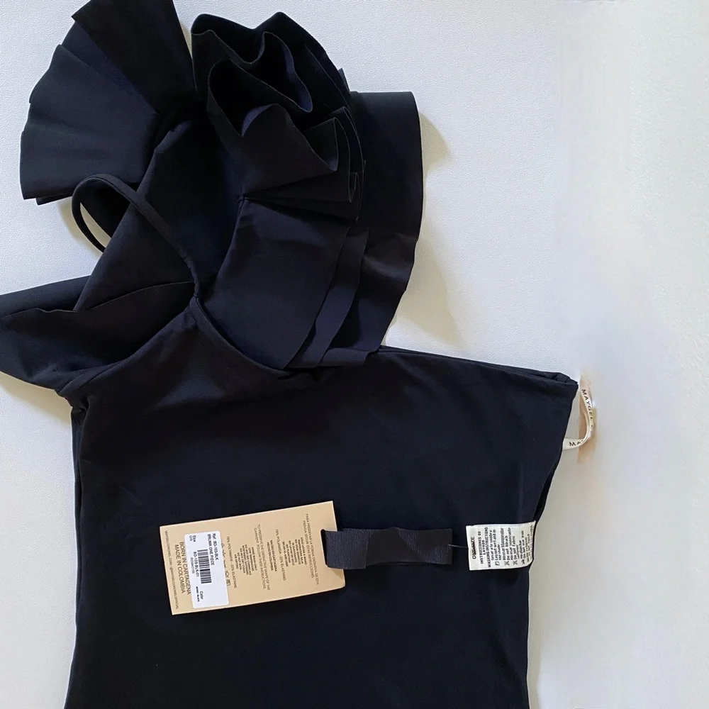 Maygel Coronel Bruma Black Swimsuit One Size Fits S M L